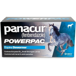 merck animl health/durvet panacur powerpac dewormr fenbendazole 1 pack 57 gram paste 10%