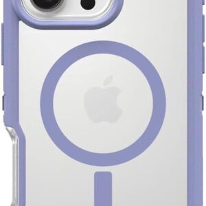 otterbox iphone 16 pro max (only) defender series xt case for magsafe denver dusk purple screenless lanyard attachment microbial defense protection retail packaging
