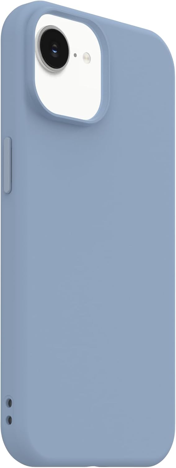 otterbox iphone 17e, 16e, 15, 14, & 13 figura series case polus blue aesthetic, silicone phone cases, protective minimalist design, magsafe iphone case with camera protection otterbox iphone 17e, 16e, 15, 14, & 13 figura series case polus blue aesthetic, silicone phone cases, protective minimalist design, magsafe iphone case with camera protection