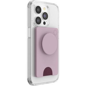 popsockets adhesive phone wallet and card holder with grip, light pink blush pink