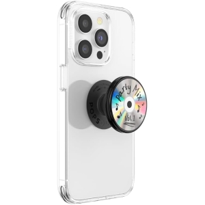 popsockets adhesive phone grip, holder, phone stand, spinner backspin party mix cd