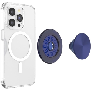 popsockets phone grip for magsafe, magnetic holder, phone stand french navy