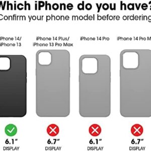 otterbox iphone 14 & iphone 13 commuter series case black , slim & tough, pocket friendly, with port protection | slim