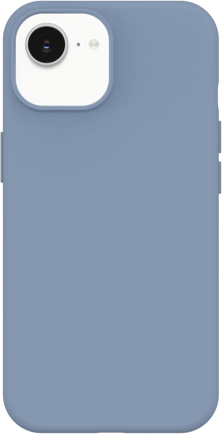 otterbox iphone 17e, 16e, 15, 14, & 13 figura series case polus blue aesthetic, silicone phone cases, protective minimalist design, magsafe iphone case with camera protection otterbox iphone 17e, 16e, 15, 14, & 13 figura series case polus blue aesthetic, silicone phone cases, protective minimalist design, magsafe iphone case with camera protection