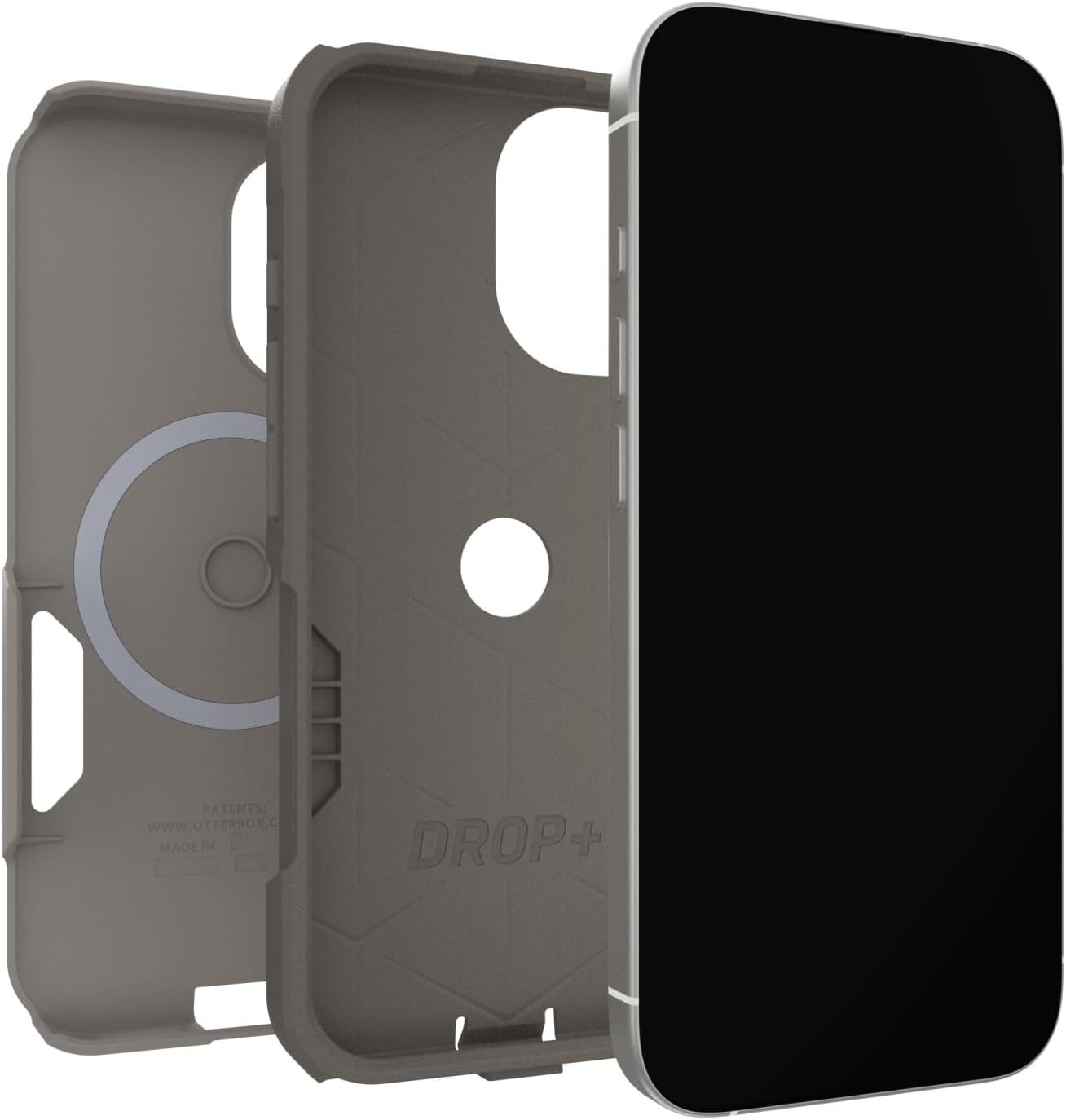 otterbox iphone 17 commuter series case grey comfort thin & protective iphone case, dual layer, impact absorbing iphone case otterbox iphone 17 commuter series case grey comfort thin & protective iphone case, dual layer, impact absorbing iphone case
