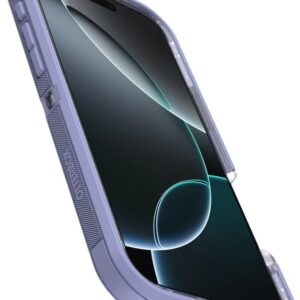 otterbox iphone 16 pro max (only) defender series xt case for magsafe denver dusk purple screenless lanyard attachment microbial defense protection retail packaging