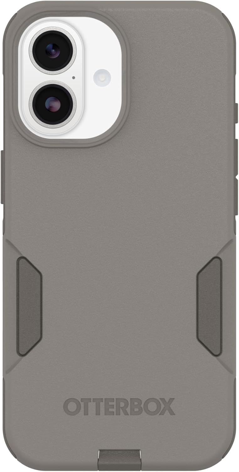 otterbox iphone 17 commuter series case grey comfort thin & protective iphone case, dual layer, impact absorbing iphone case otterbox iphone 17 commuter series case grey comfort thin & protective iphone case, dual layer, impact absorbing iphone case
