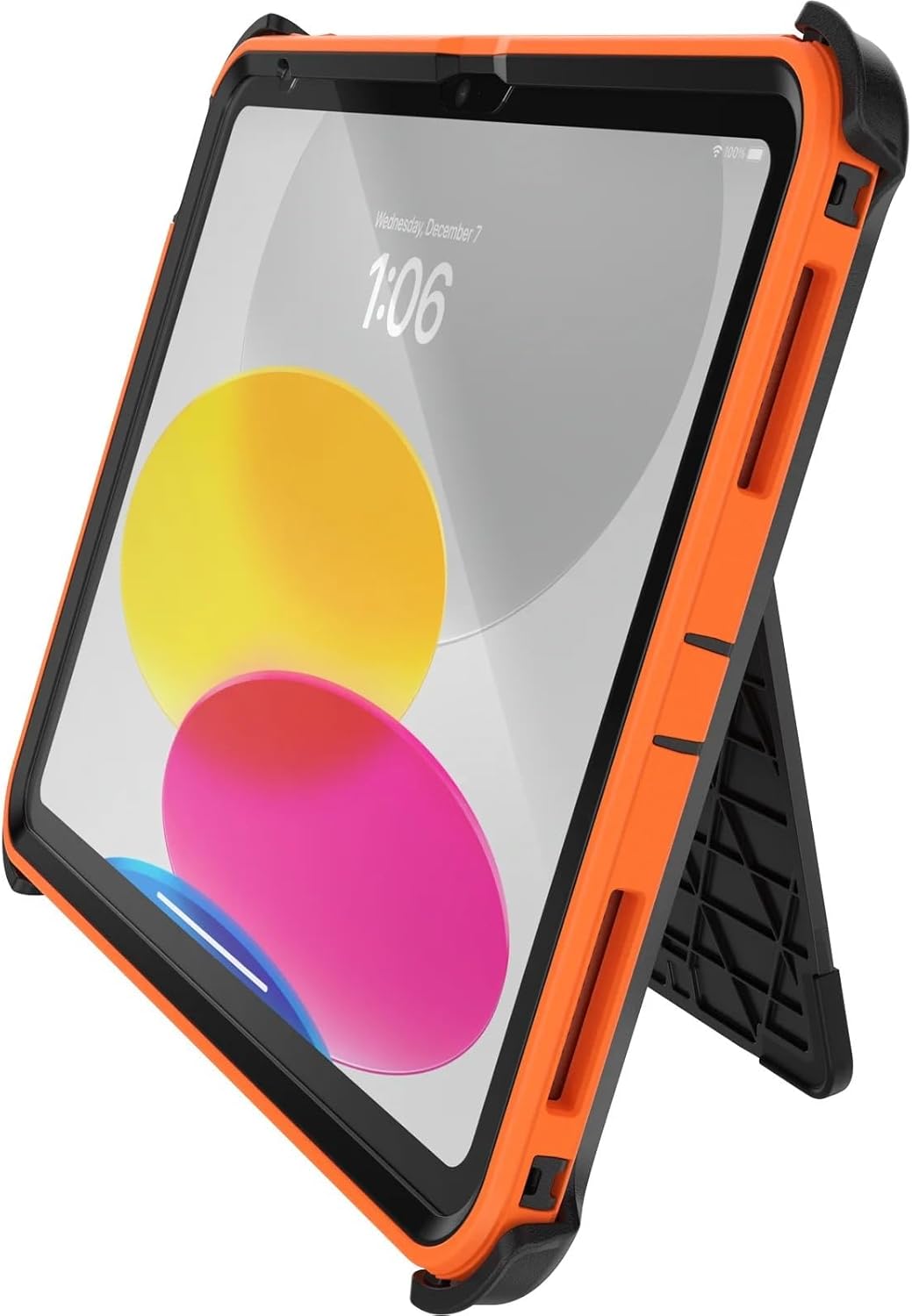 otterbox ipad (a16) & ipad 10th gen (only) defender series case high visibility (orange) kickstand rugged & durable multi layer protection otterbox ipad (a16) & ipad 10th gen (only) defender series case high visibility (orange) kickstand rugged & durable multi layer protection