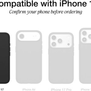 otterbox iphone 17 commuter series case grey comfort thin & protective iphone case, dual layer, impact absorbing iphone case