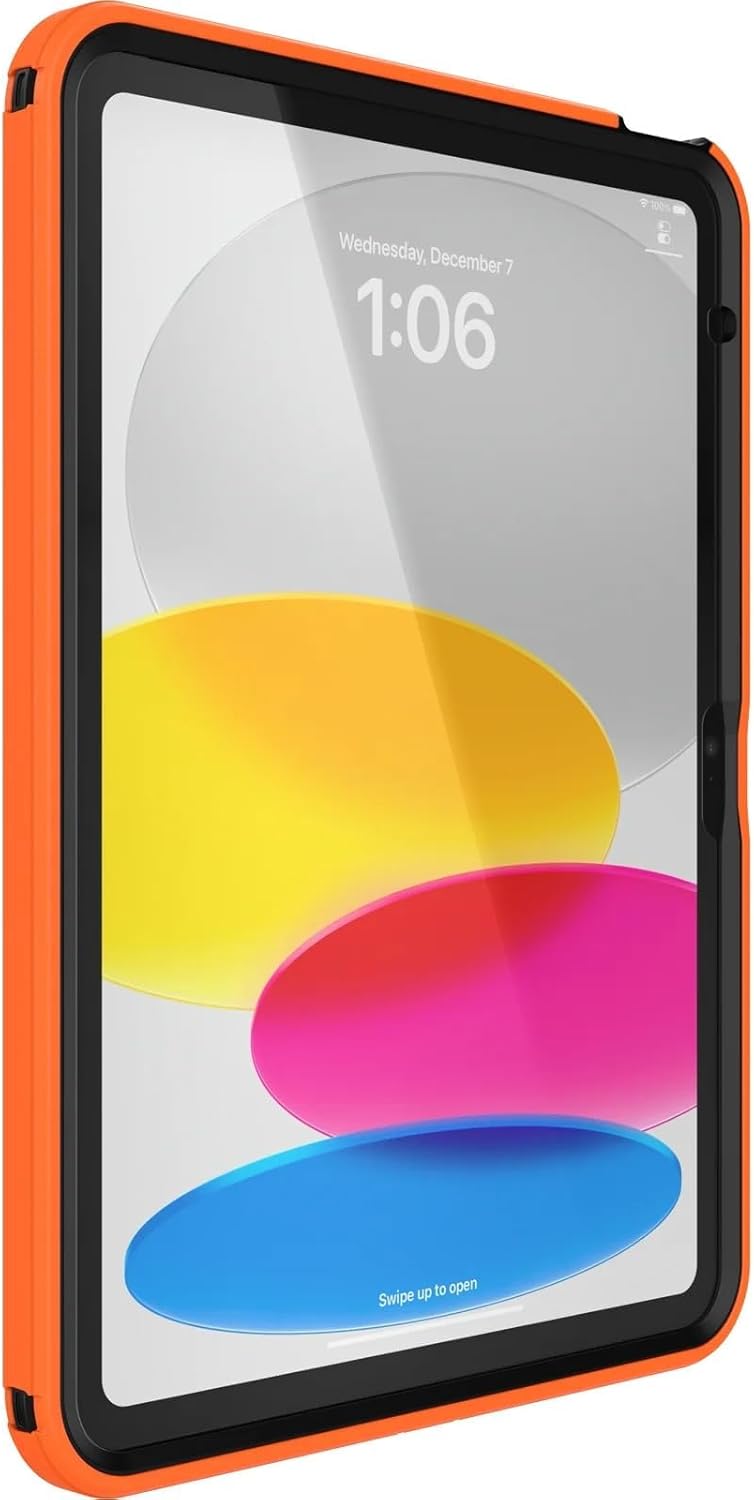 otterbox ipad (a16) & ipad 10th gen (only) defender series case high visibility (orange) kickstand rugged & durable multi layer protection otterbox ipad (a16) & ipad 10th gen (only) defender series case high visibility (orange) kickstand rugged & durable multi layer protection