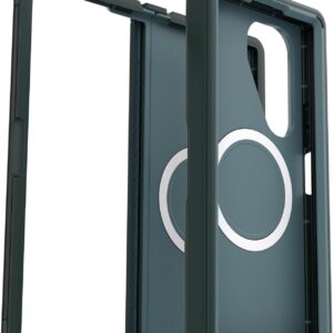 otterbox samsung galaxy z fold7 (only) defender series xt case sagebrush (green) screenless rugged hinge protection lanyard attachment powershare and wireless charging compatible