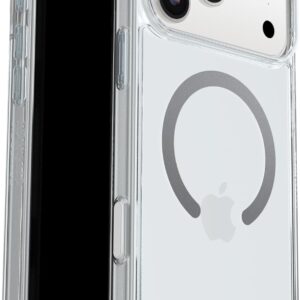 otterbox iphone 17 pro max symmetry series clear case clear ultra thin, sleek iphone case, magsafe with camera control