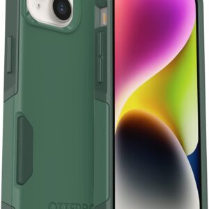 otterbox-iphone-14-iphone-13-commuter-series-case-trees-company-green-slim-tough-pocket-friendly-with-port-protection