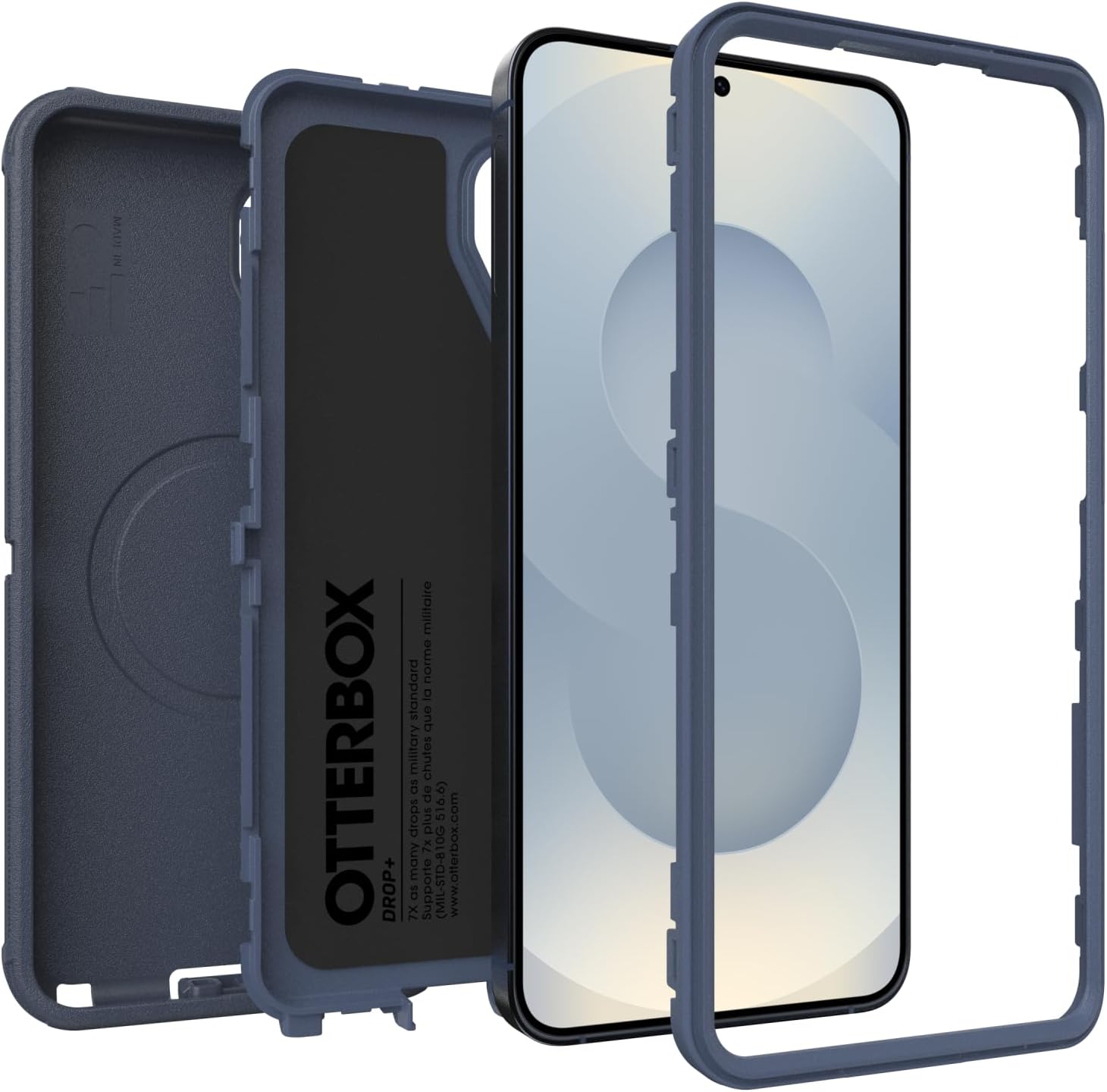 otterbox samsung galaxy s26+ defender series pro case blue sentiment, tough, rugged & durable samsung galaxy phone case with magnets otterbox samsung galaxy s26+ defender series pro case blue sentiment, tough, rugged & durable samsung galaxy phone case with magnets