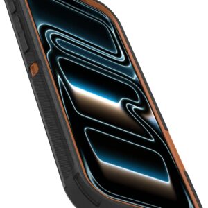 otterbox iphone 17 pro max defender pro series case black tough, rugged & durable iphone case, snaps on magsafe