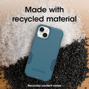 otterbox iphone 14 & iphone 13 commuter series case dont be blue (blue), slim & tough, pocket friendly, with port protection