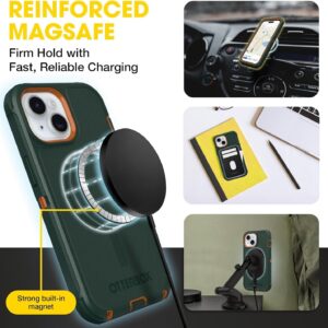 otterbox defender magsafe case for iphone 17e, 16e, 15, 14, 13 – 7x military grade drop protection, rugged grip texture, strap anchors, port covers, screenless – non retail packaging – coppersmith