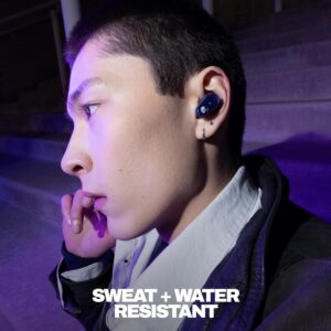 skullcandy method 360 anc wireless earbuds, sound by bose, bluetooth headphones, premium noise cancelling, up to 40 hrs battery, sweat and water resistant, microphone for iphone android future
